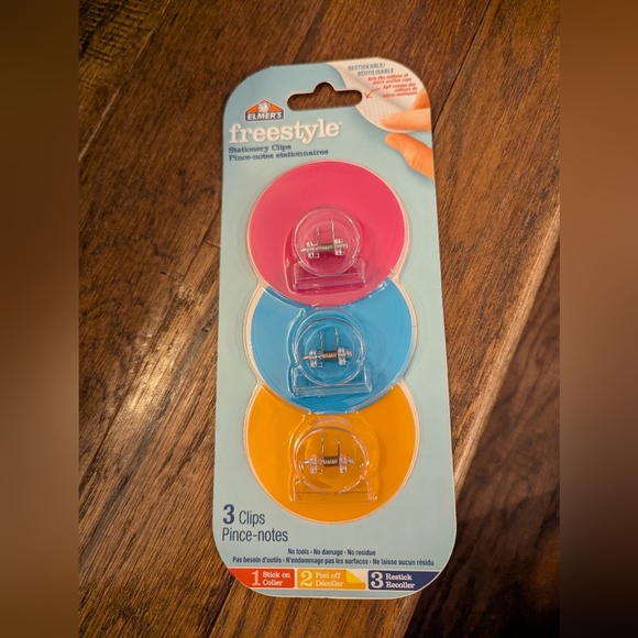 Elmer's Freestyle Reusable Photo Artwork, Stationery Clips 2 Sets, New! - Picture 9 of 12